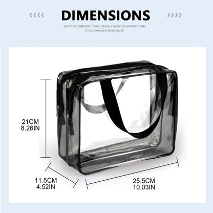 Clear Travel Toiletry Makeup Bag Multifunction Cosmetic Organizer Storage Pouch