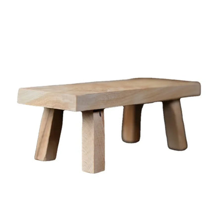 Cliff cypress wood carving creative small bench table small decoration interior decoration personality decoration wood carving