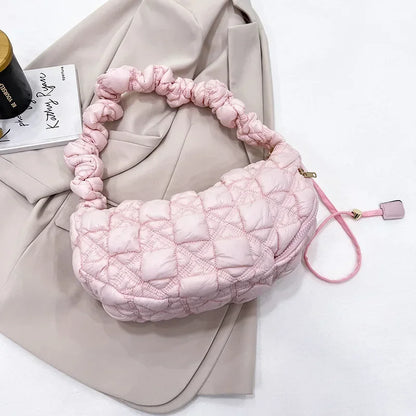 Cloud pleats, armpit bag, casual dumpling bag, one-shoulder crossbody bag, women