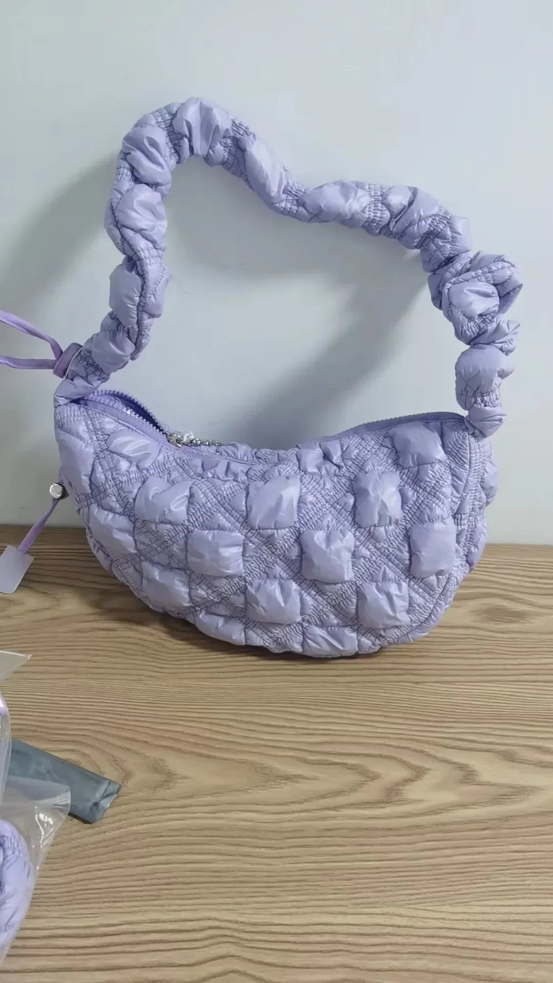 Cloud pleats, armpit bag, casual dumpling bag, one-shoulder crossbody bag, women