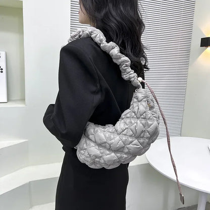 Cloud pleats, armpit bag, casual dumpling bag, one-shoulder crossbody bag, women