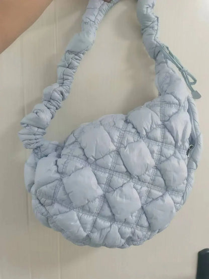 Cloud pleats, armpit bag, casual dumpling bag, one-shoulder crossbody bag, women
