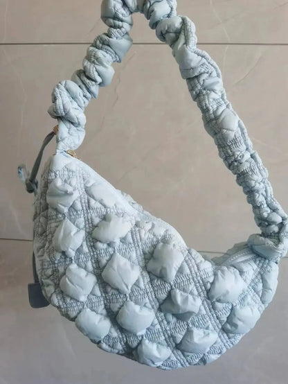Cloud pleats, armpit bag, casual dumpling bag, one-shoulder crossbody bag, women