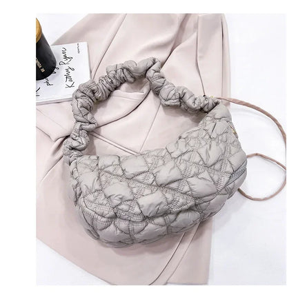 Cloud pleats, armpit bag, casual dumpling bag, one-shoulder crossbody bag, women
