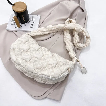 Cloud pleats, armpit bag, casual dumpling bag, one-shoulder crossbody bag, women