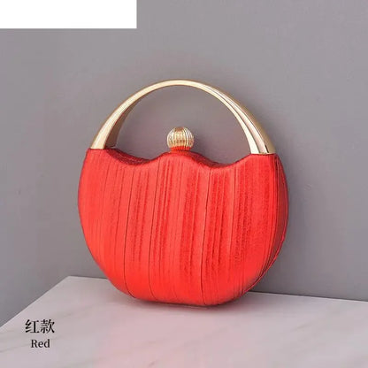 Clutch Bag Luxury Handbags For Women Elegant Round Shoulder Bag Female Small Party Evening Clutch Bag Purse Sac A Main