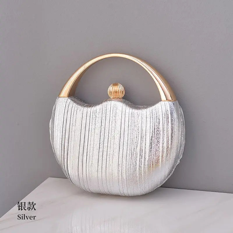 Clutch Bag Luxury Handbags For Women Elegant Round Shoulder Bag Female Small Party Evening Clutch Bag Purse Sac A Main