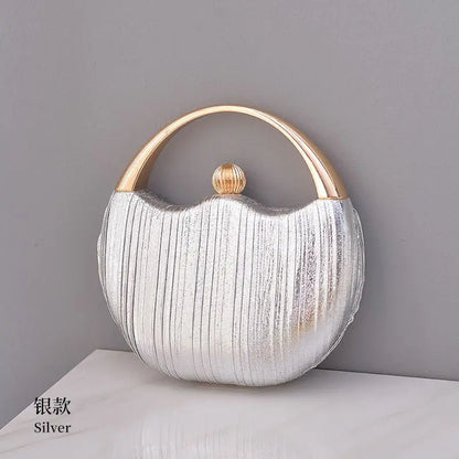 Clutch Bag Luxury Handbags For Women Elegant Round Shoulder Bag Female Small Party Evening Clutch Bag Purse Sac A Main