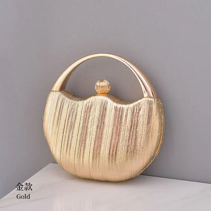Clutch Bag Luxury Handbags For Women Elegant Round Shoulder Bag Female Small Party Evening Clutch Bag Purse Sac A Main