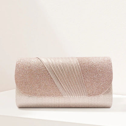 Clutch Purse Evening Bag Women Prom Sparkling Handbag With Detachable Chain