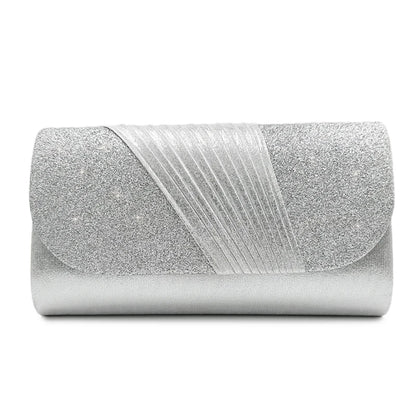Clutch Purse Evening Bag Women Prom Sparkling Handbag With Detachable Chain