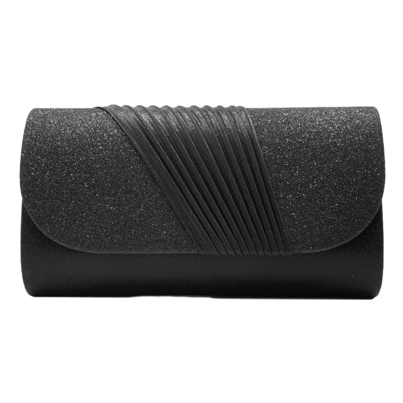 Clutch Purse Evening Bag Women Prom Sparkling Handbag With Detachable Chain