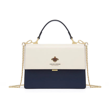 Cnoles Women Bee Shoulder Bag Versatile Chain Small Square Bag Women's Lady Brand Handbag Crossbody Bags