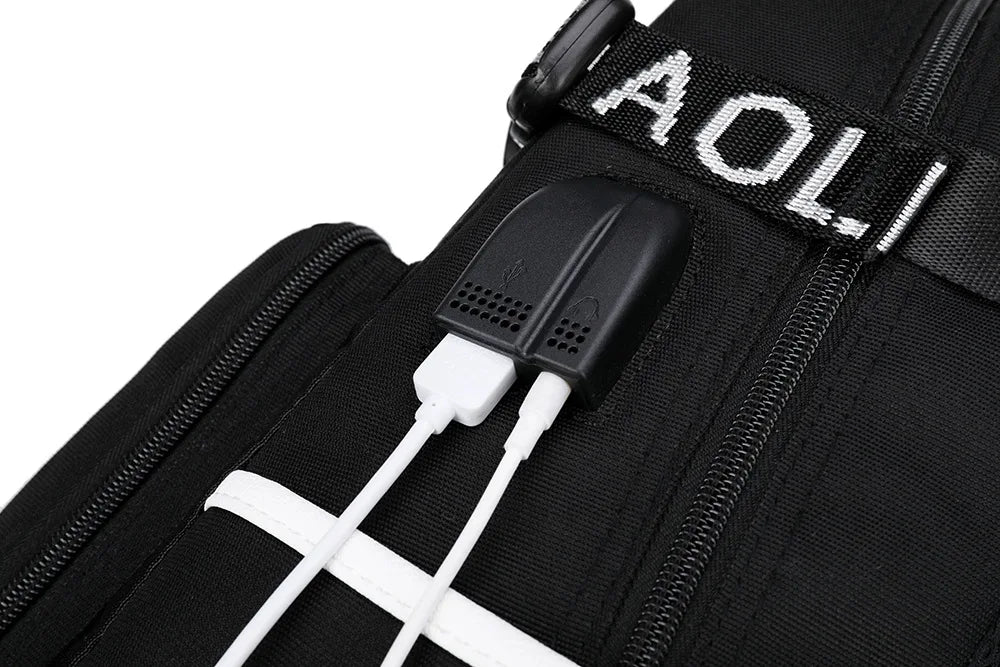 Cobra Kai Backpack Girl Boy Schoolbag Large Capacity Laptop Bag Waterproof Multifunction USB Charging Backpack
