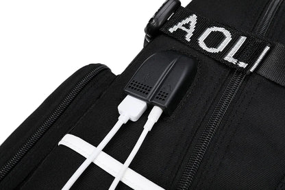Cobra Kai Backpack Girl Boy Schoolbag Large Capacity Laptop Bag Waterproof Multifunction USB Charging Backpack