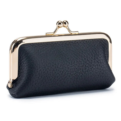 Coin Purse Mini Cowhide Small Clip Fashion Lipstick Storage Bag