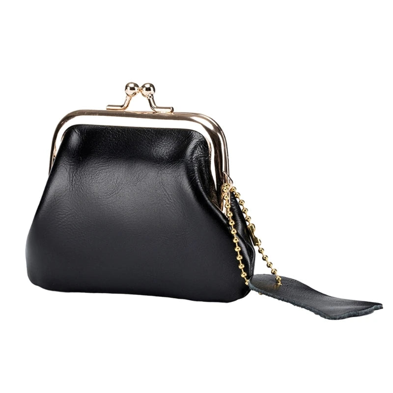 Coin Purse for Women Fashion Purse Solid Color Small Wallets Kiss Lock Wallets