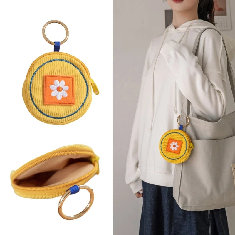 Coin Purse for Women Girls Headset Coin Change Zipper Wallet Bag Pendant