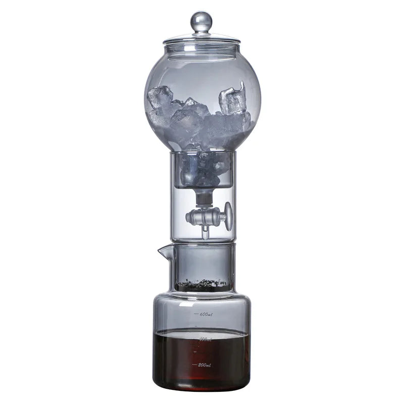 Cold Brew Coffee Maker Pot Set Drip Filter Ecocoffee Iced Tools Barista Hand-made Glass Coffee Maker Household Pour Over Kettle