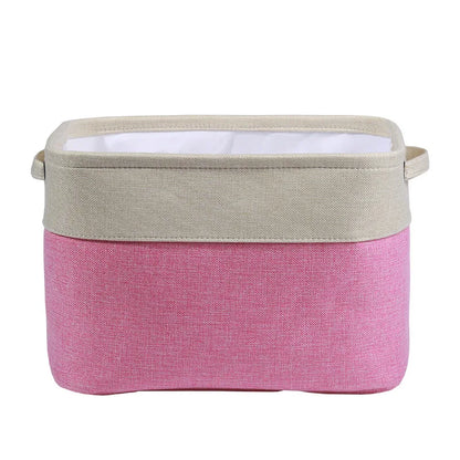 Collapsible Dog Toy Storage Basket Bin with Personalized Pet's Name Rectangular Box Chest Organizer for Dog Apparel& Accessories