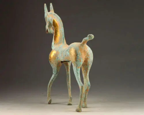 Collectables! China Old Dynasty Beautiful Handcrafted old Bronze Horse Statue