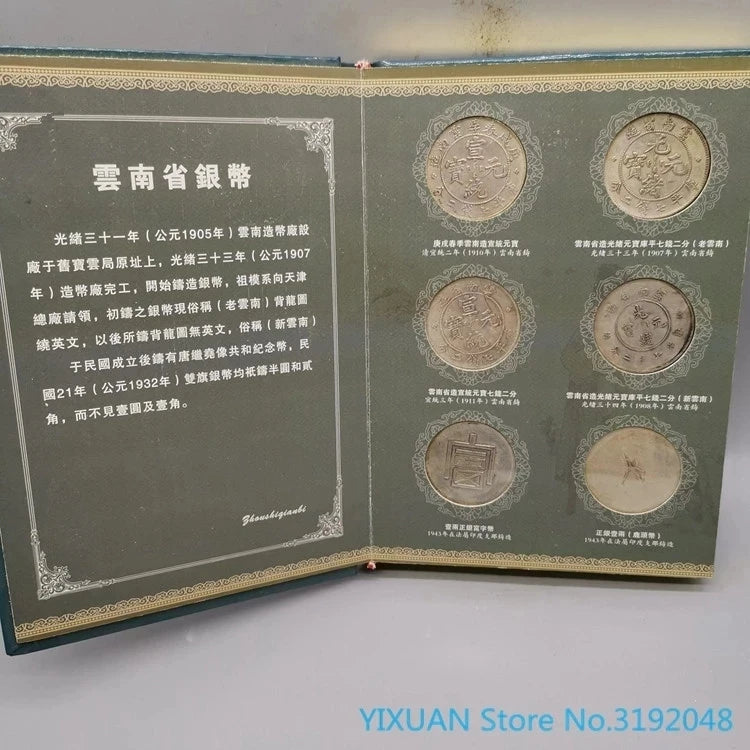 Collection of pure copper antiques and bronzes antique collection of silver coins in Yunnan