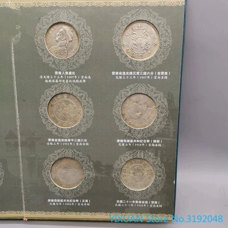 Collection of pure copper antiques and bronzes antique collection of silver coins in Yunnan