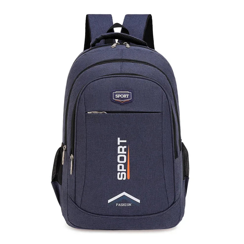 College Backpack Men Oxford Waterproof Large Capacity Business Laptop Computer Backpacks Boy Packsack Simple Travel Shoulder Bag