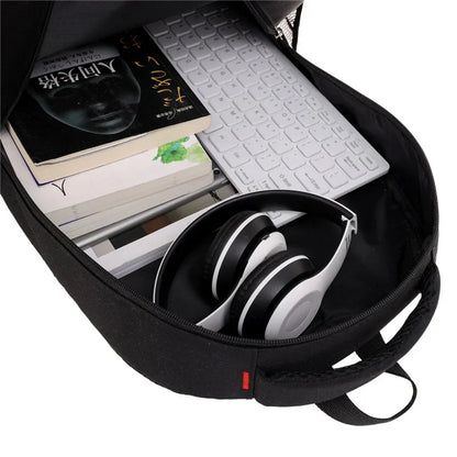 College Backpack Men Oxford Waterproof Large Capacity Business Laptop Computer Backpacks Boy Packsack Simple Travel Shoulder Bag