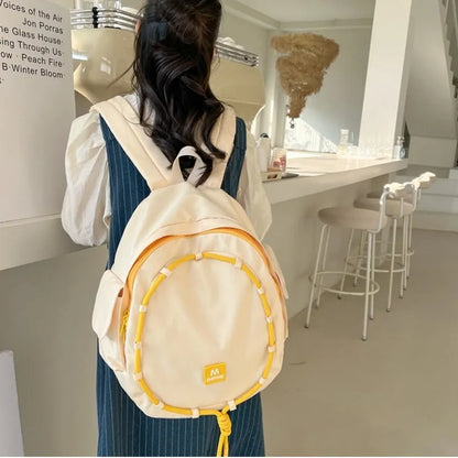 College Student Backpack Multi-purpose Outdoor Leisure Backpack Travel Bag High School Campus Schoolbag for Girls Daypack