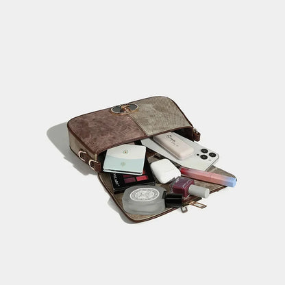 Color Block Shoulder Commuting High-Quality 2024 Large Capacity Versatile Niche Design Crossbody Women's Bag