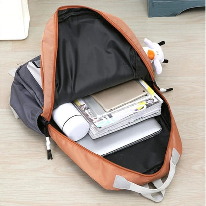 Color-blocking Sports Kids Backpack,Middle Schoolbag Elementary Student Bookbag for Girls&Boys Laptop Backpack Bag