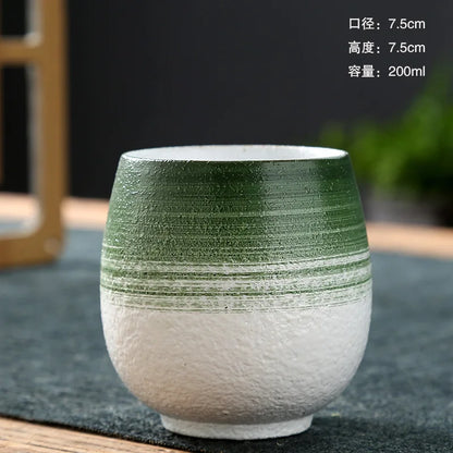 Colorful Ceramic Coffee Cups Household Hand Warmer Tea Cup Ceramics Personal Teacup Porcelain Drinkware Kitchen Dining Bar Home