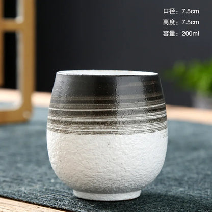 Colorful Ceramic Coffee Cups Household Hand Warmer Tea Cup Ceramics Personal Teacup Porcelain Drinkware Kitchen Dining Bar Home