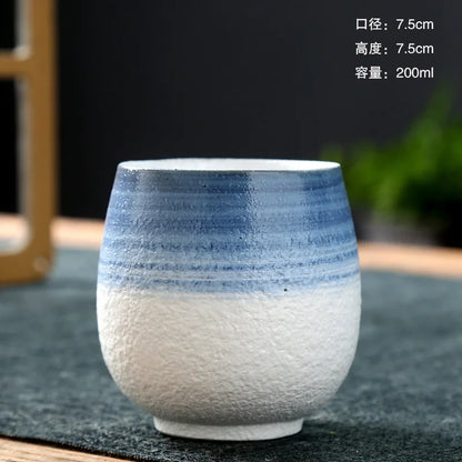 Colorful Ceramic Coffee Cups Household Hand Warmer Tea Cup Ceramics Personal Teacup Porcelain Drinkware Kitchen Dining Bar Home