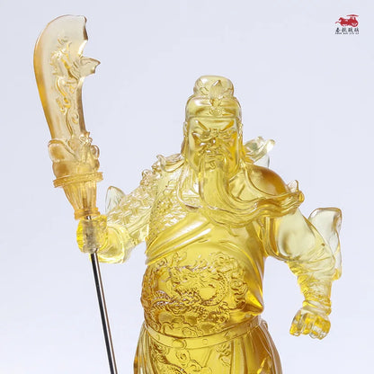Coloured Glaze Guan Gong A Great Hero Military Saint Guan Yu God of Wealth Guan Shengdijun