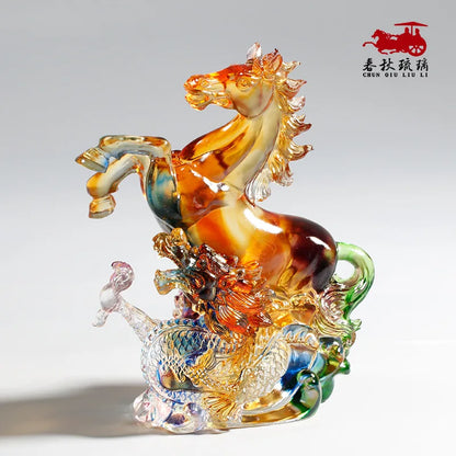 Coloured Glaze Ryoma Spirit Ornament