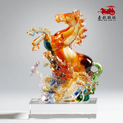 Coloured Glaze Ryoma Spirit Ornament