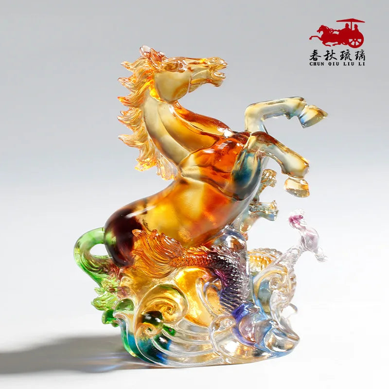 Coloured Glaze Ryoma Spirit Ornament