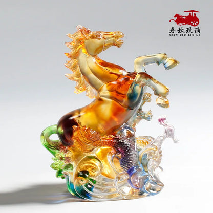 Coloured Glaze Ryoma Spirit Ornament
