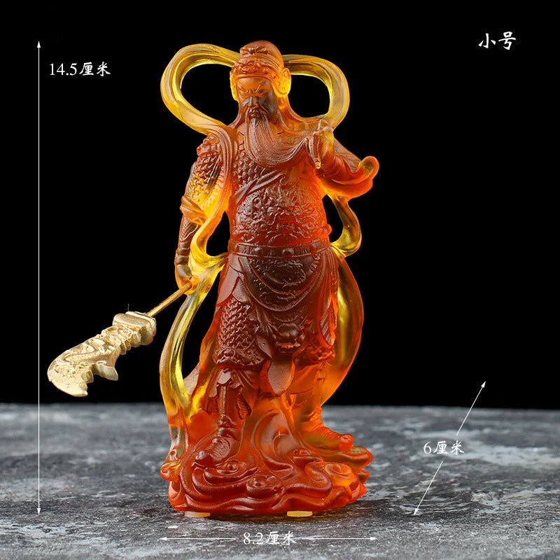 Coloured glaze  Buddha Statue Skanda Guardian General Deva Guangong Kalan Bodhisattva The Four Heavenly kings door god