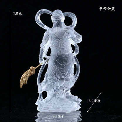 Coloured glaze  Buddha Statue Skanda Guardian General Deva Guangong Kalan Bodhisattva The Four Heavenly kings door god