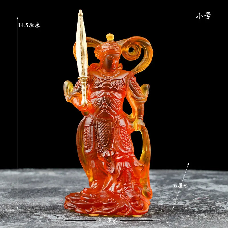 Coloured glaze  Buddha Statue Skanda Guardian General Deva Guangong Kalan Bodhisattva The Four Heavenly kings door god