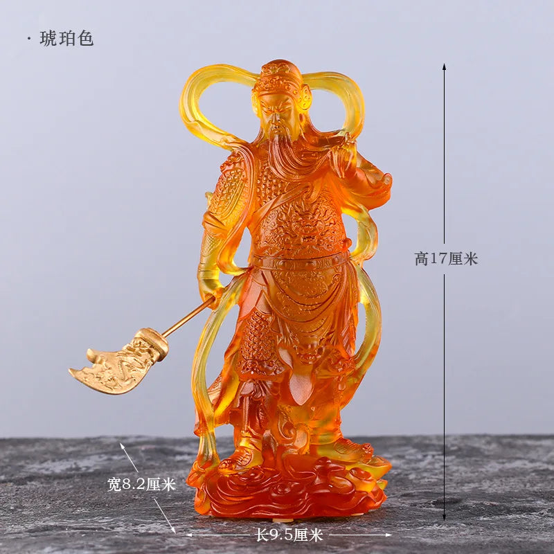 Coloured glaze  Buddha Statue Skanda Guardian General Deva Guangong Kalan Bodhisattva The Four Heavenly kings door god