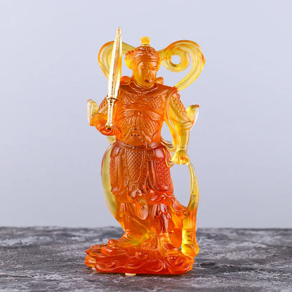Coloured glaze  Buddha Statue Skanda Guardian General Deva Guangong Kalan Bodhisattva The Four Heavenly kings door god