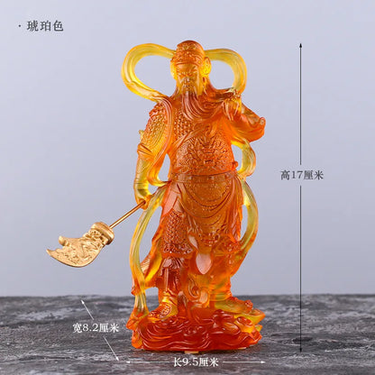 Coloured glaze  Buddha Statue Skanda Guardian General Deva Guangong Kalan Bodhisattva The Four Heavenly kings door god