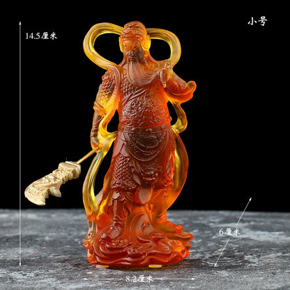 Coloured glaze  Buddha Statue Skanda Guardian General Deva Guangong Kalan Bodhisattva The Four Heavenly kings door god