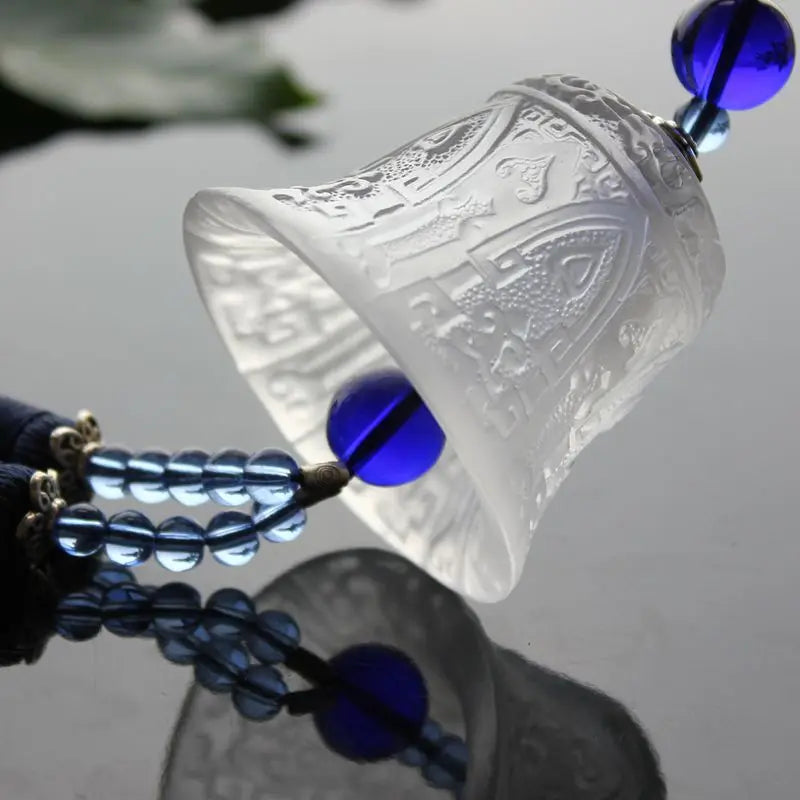 Coloured glaze Decorate Bells Pendant Wind chimes Car accessories gift