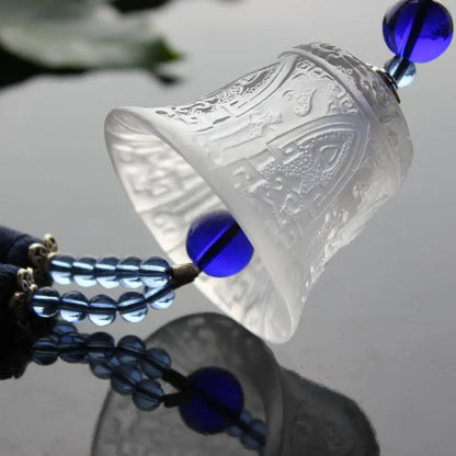 Coloured glaze Decorate Bells Pendant Wind chimes Car accessories gift