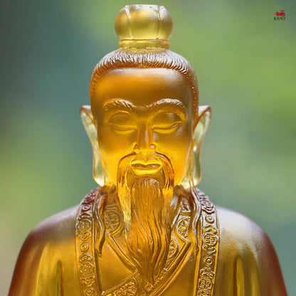 Coloured glaze Three Pristine Ones Taoism  Primeval Lord of Heaven Heavenly Lord of Numinous Treasure  Heavenly Lord Dao Virtue